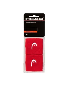 Muñequeras Head 2.5" Rojo | Ofertas de pádel